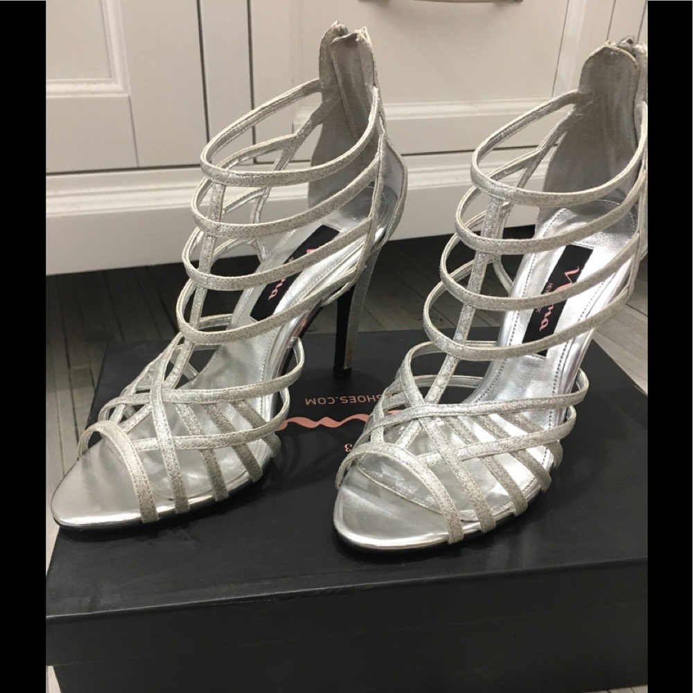 Nina shoes silver glitter